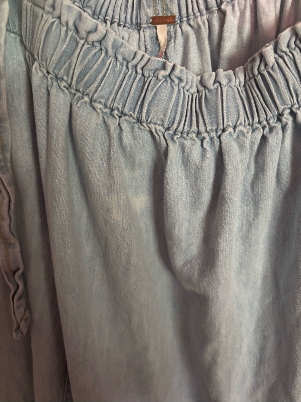 Free People Denim Machu Boho barrel overalls dress - Picture 8 of 8